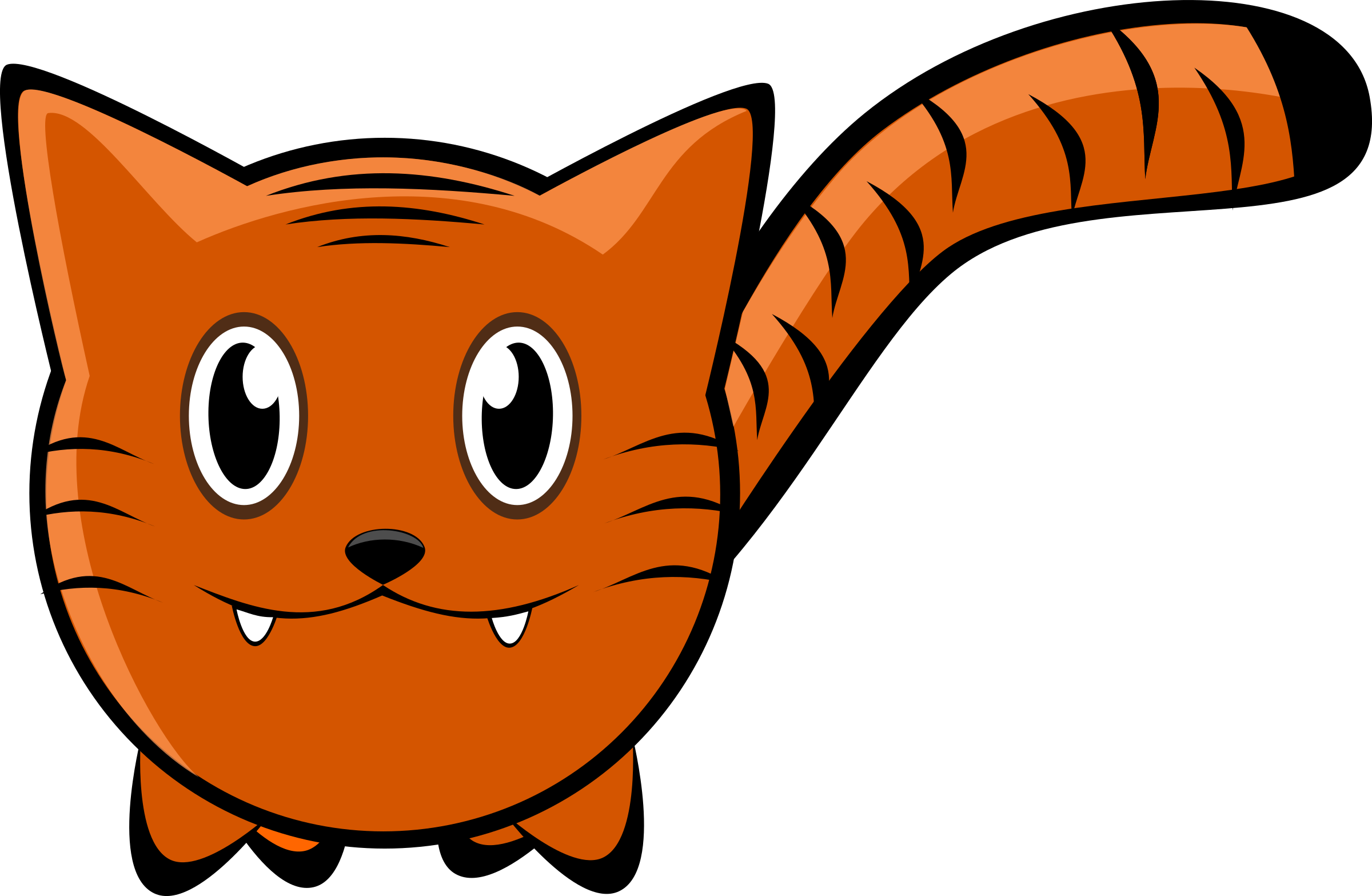 Download Cartoon Tiger Vector Clipart image - Free stock photo ...