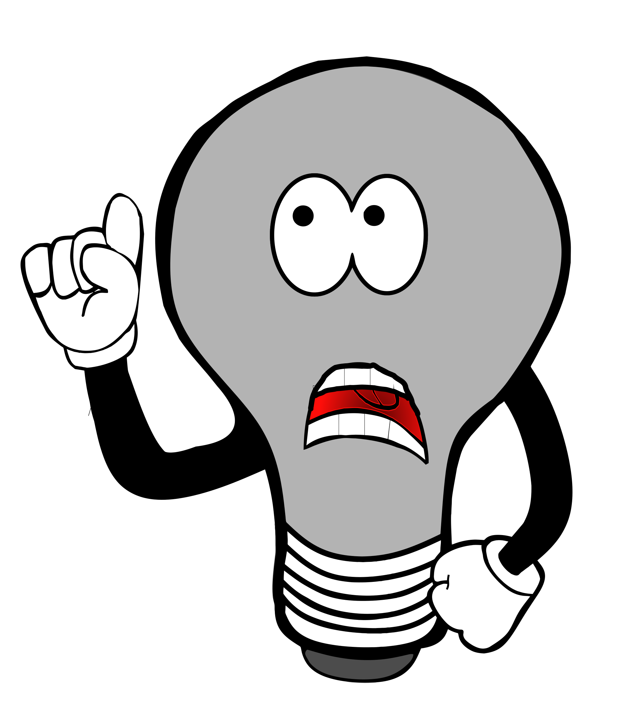 Confused Idea Lightbulb Vector Clipart image - Free stock photo ...