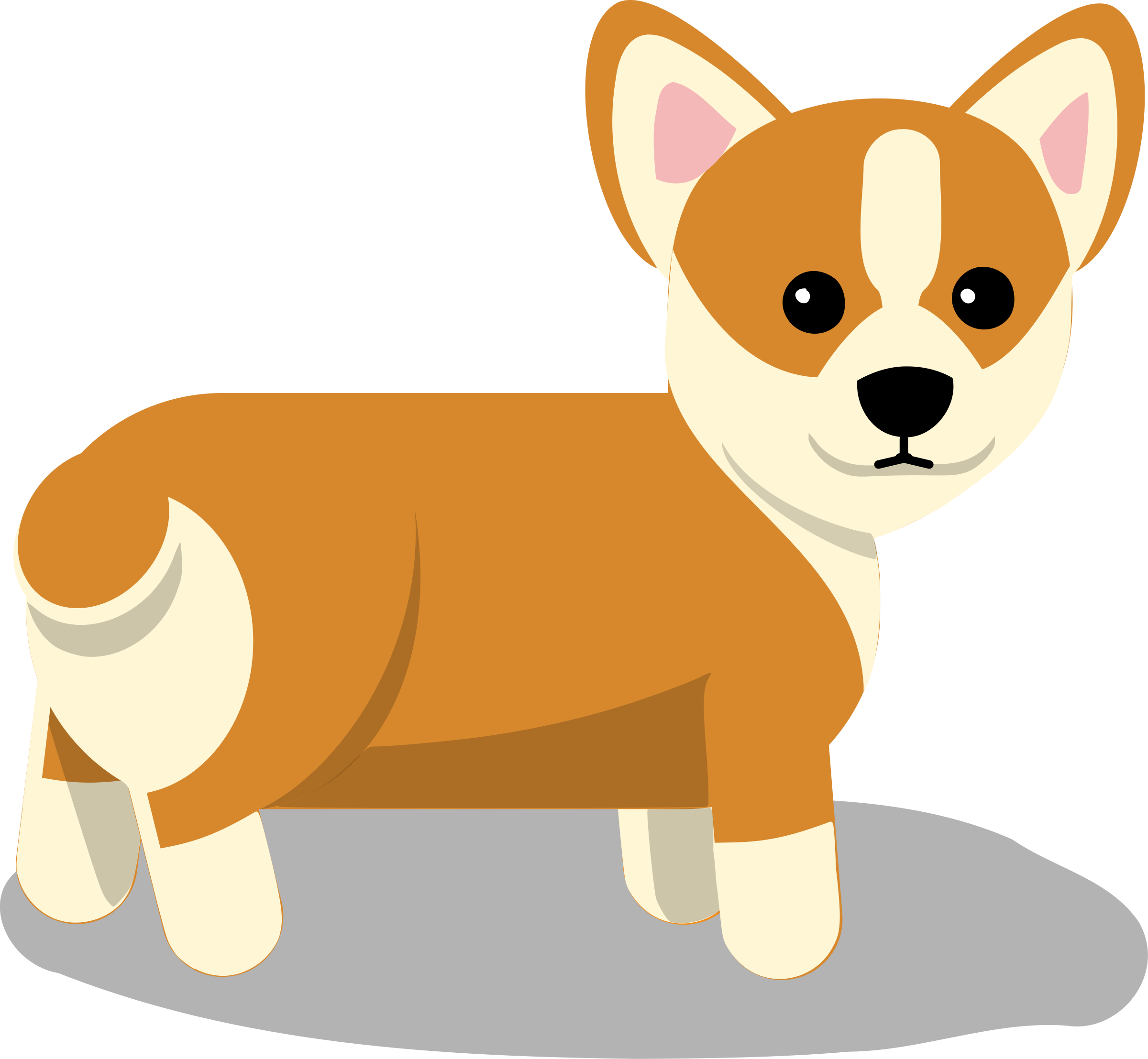 Download Corgi Dog Vector Clipart image - Free stock photo - Public ...