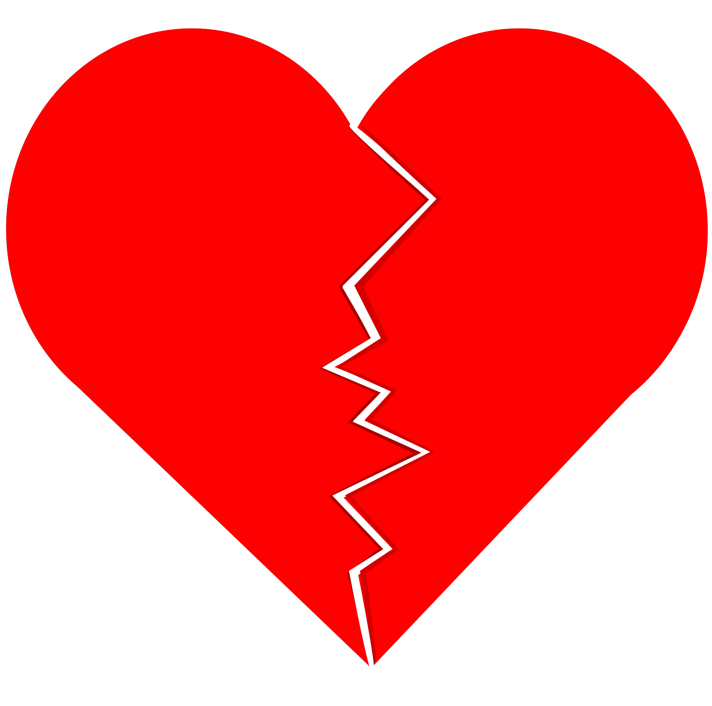 Download Cracked and Broken heart vector clipart image - Free stock photo - Public Domain photo - CC0 Images