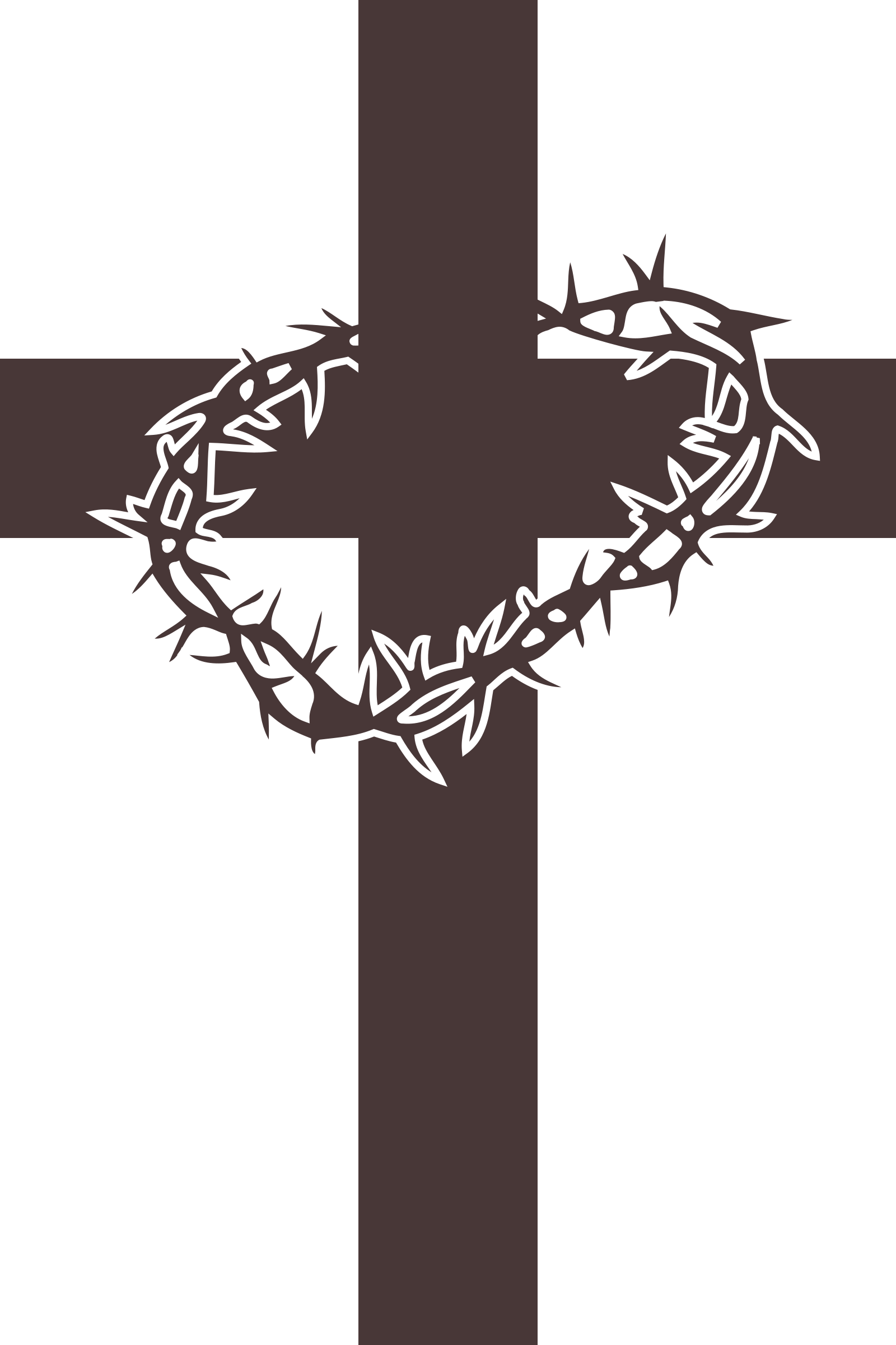 Download Cross and Thorns vector clipart image - Free stock photo ...