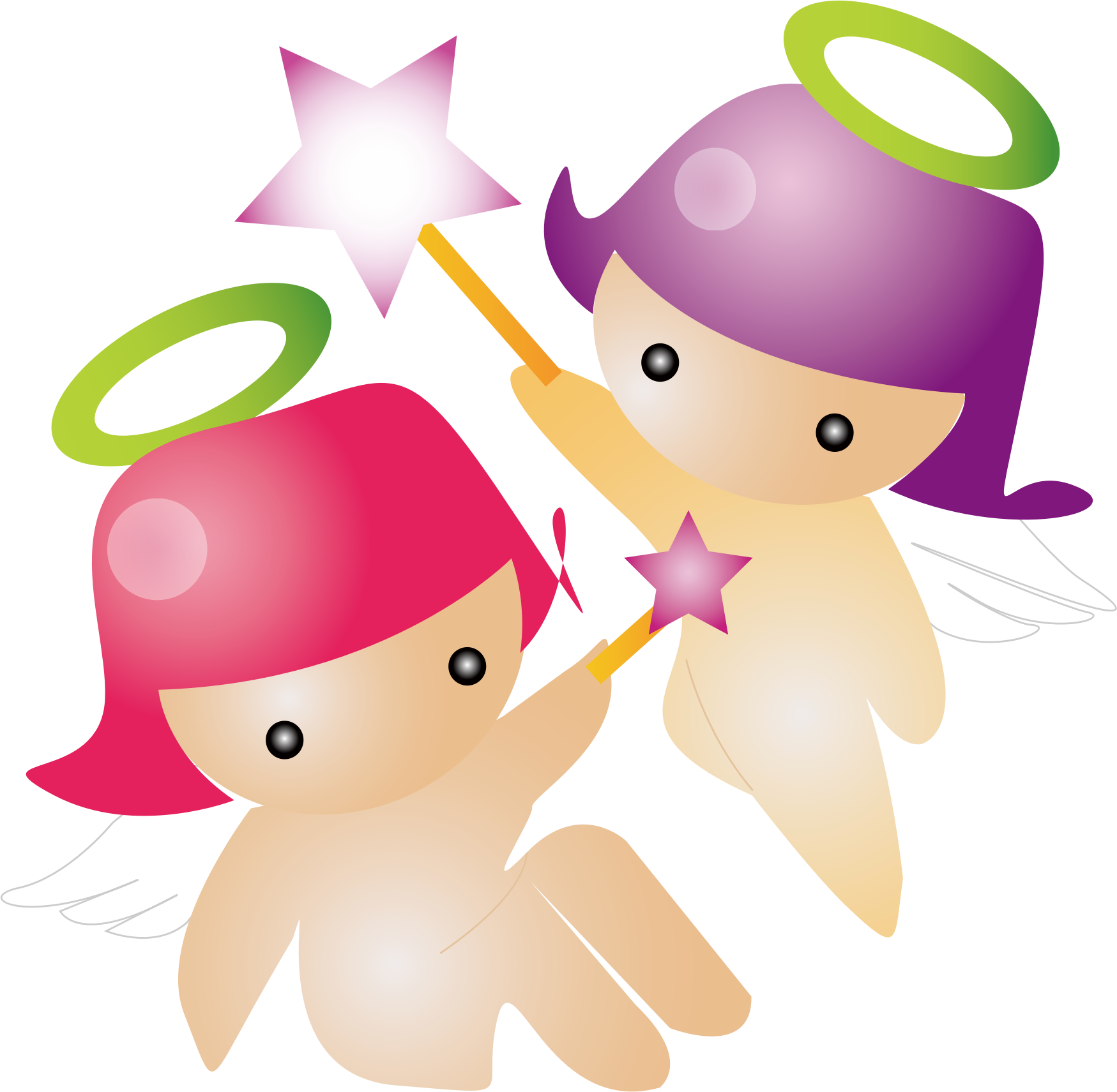 Download Cute Baby Angels Vector Art image - Free stock photo ...