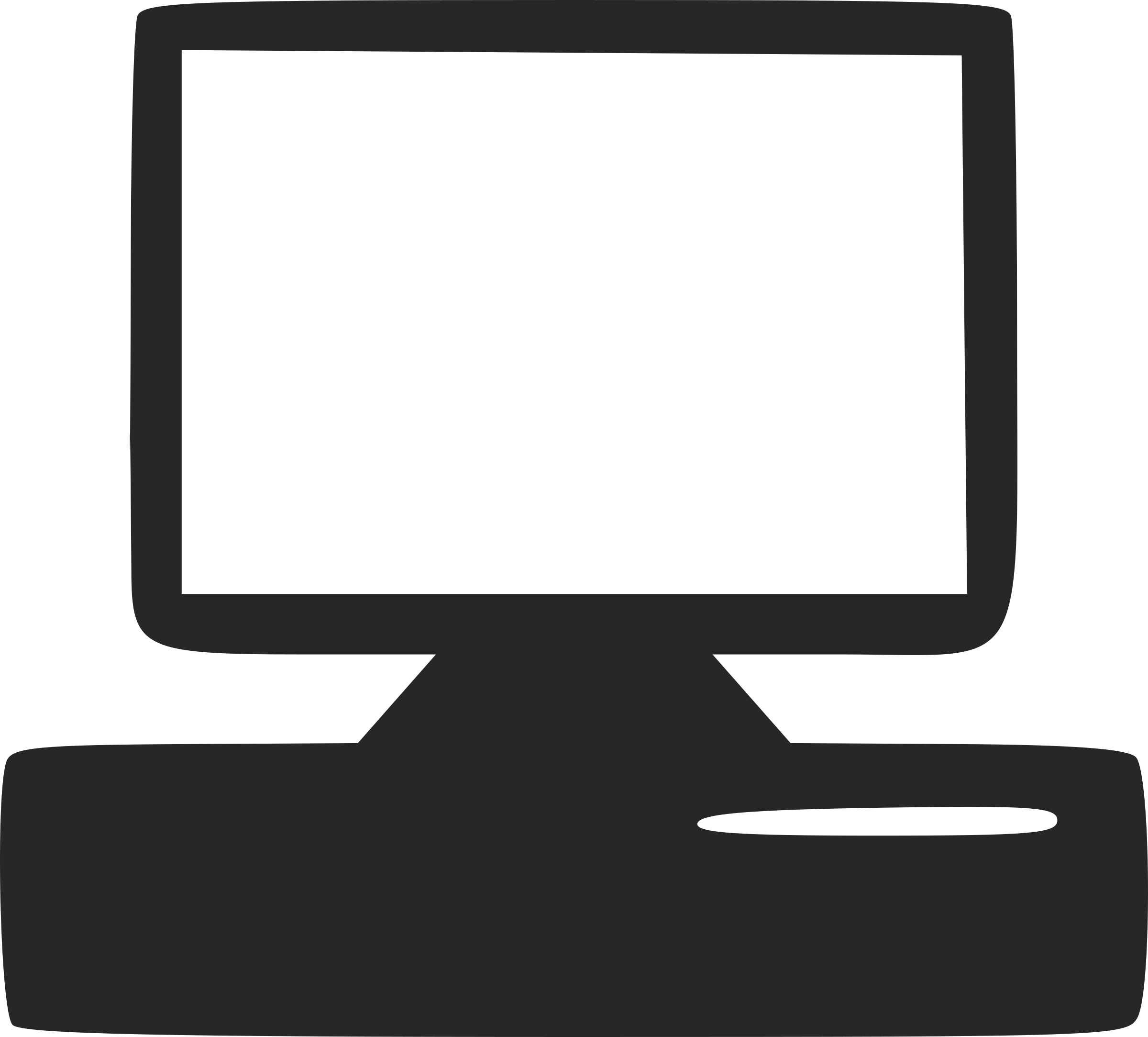 Desktop Pc Icon Vector