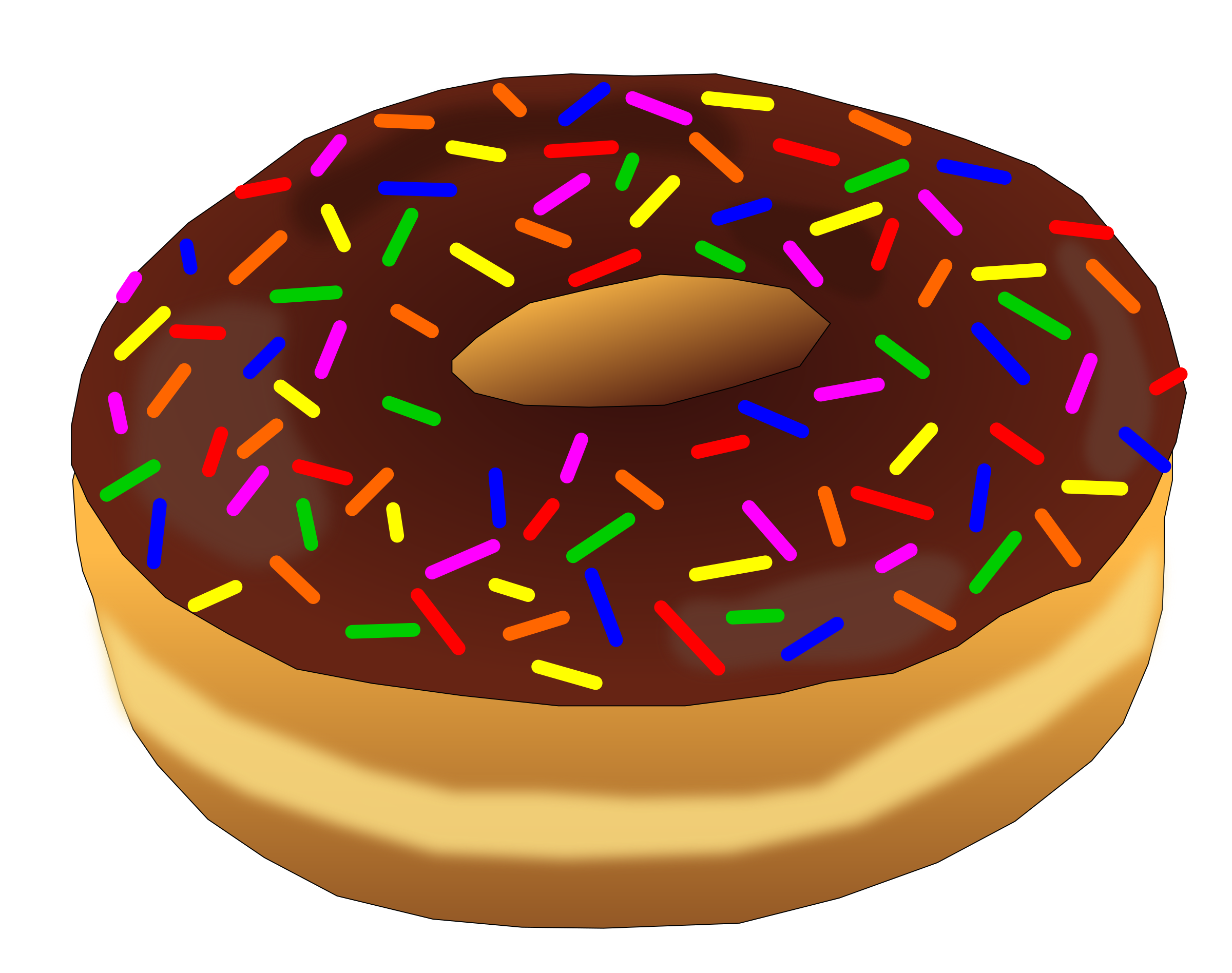 Donuts With Sprinkles Clipart