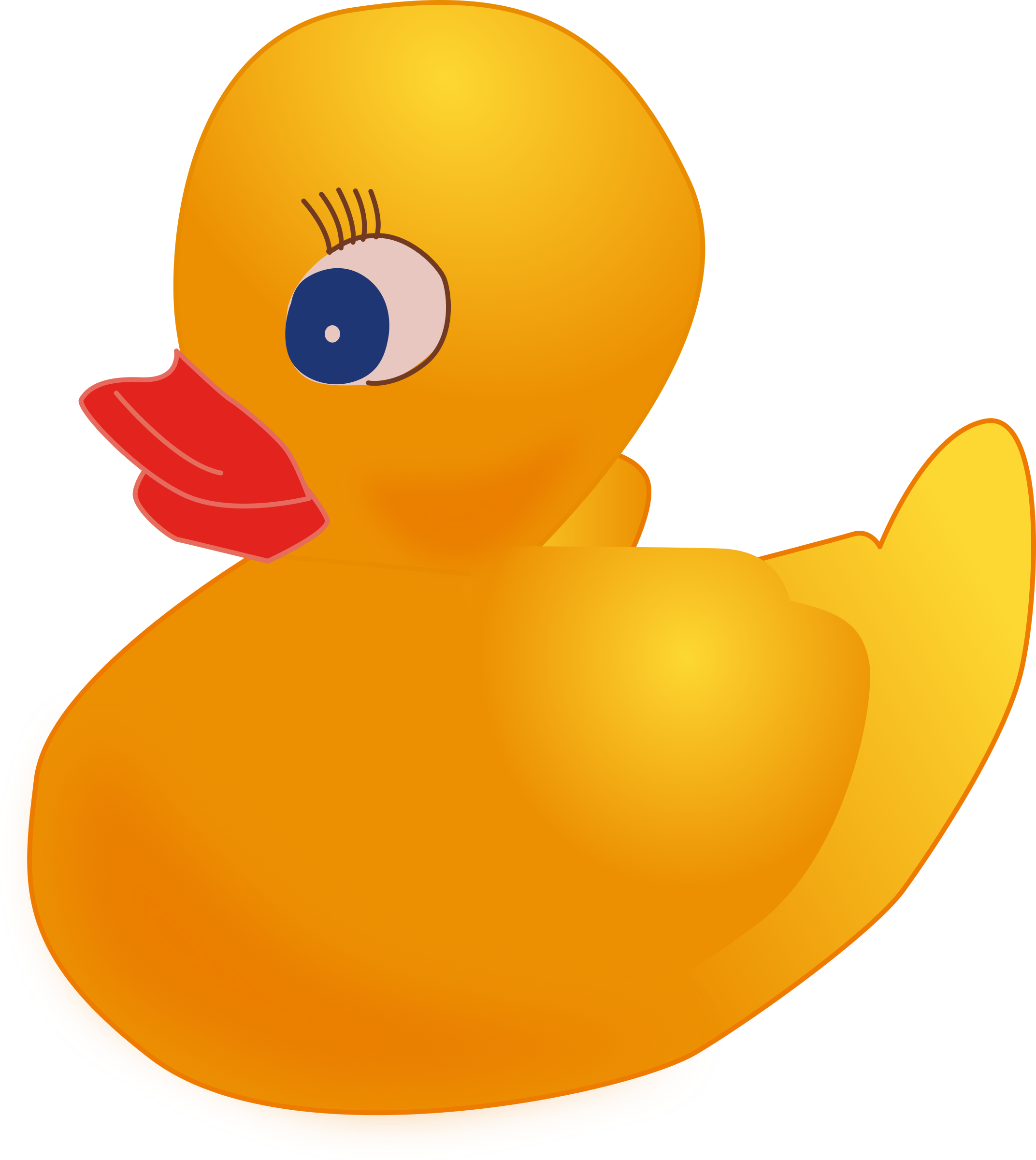 Female Rubber Ducky Vector Clipart Image Free Stock Photo Public | My ...