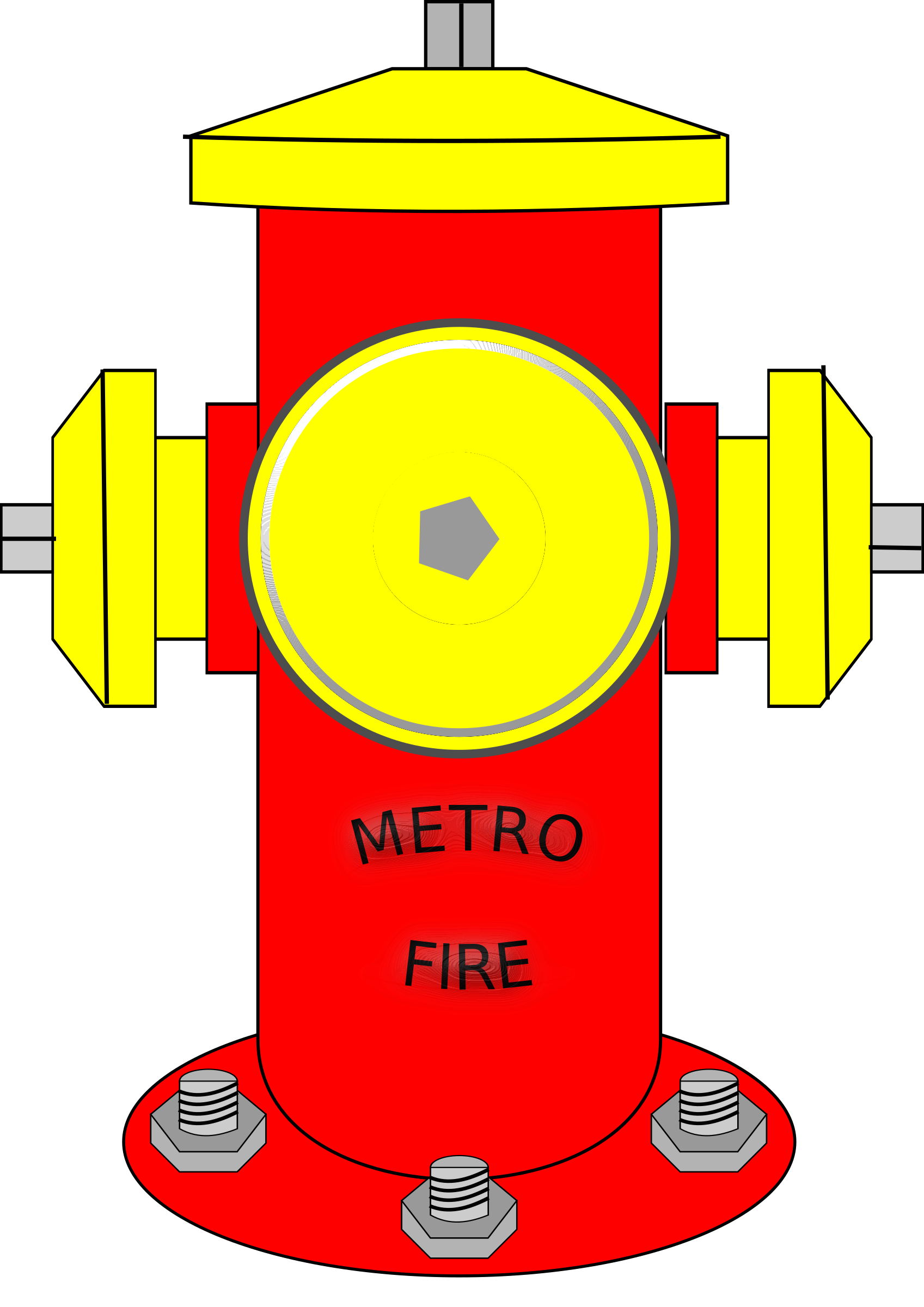 Fire Hydrant vector clipart free photo. 