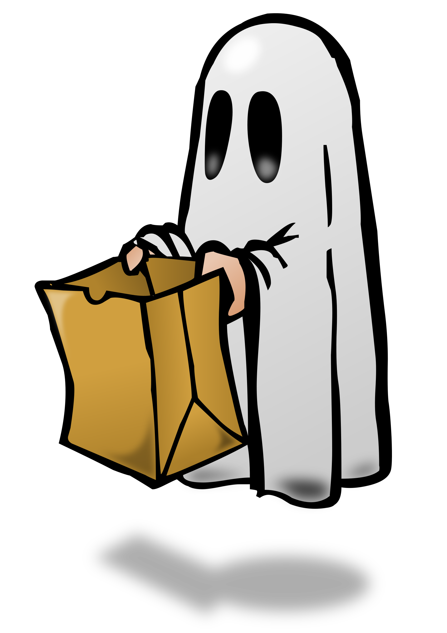 Ghost Trick or Treat Vector Clipart image - Free stock photo - Public Domain photo - CC0 Images