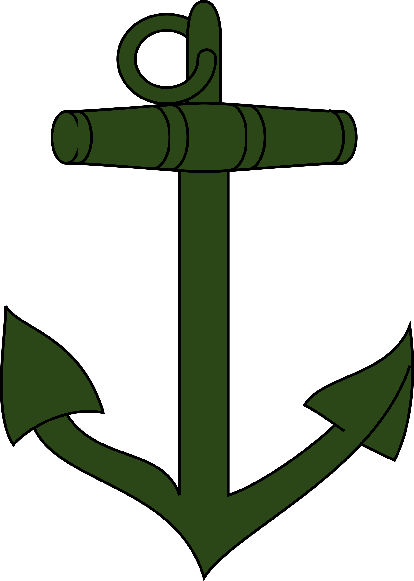 Green Anchor Vector Clipart Image Free Stock Photo Public Domain