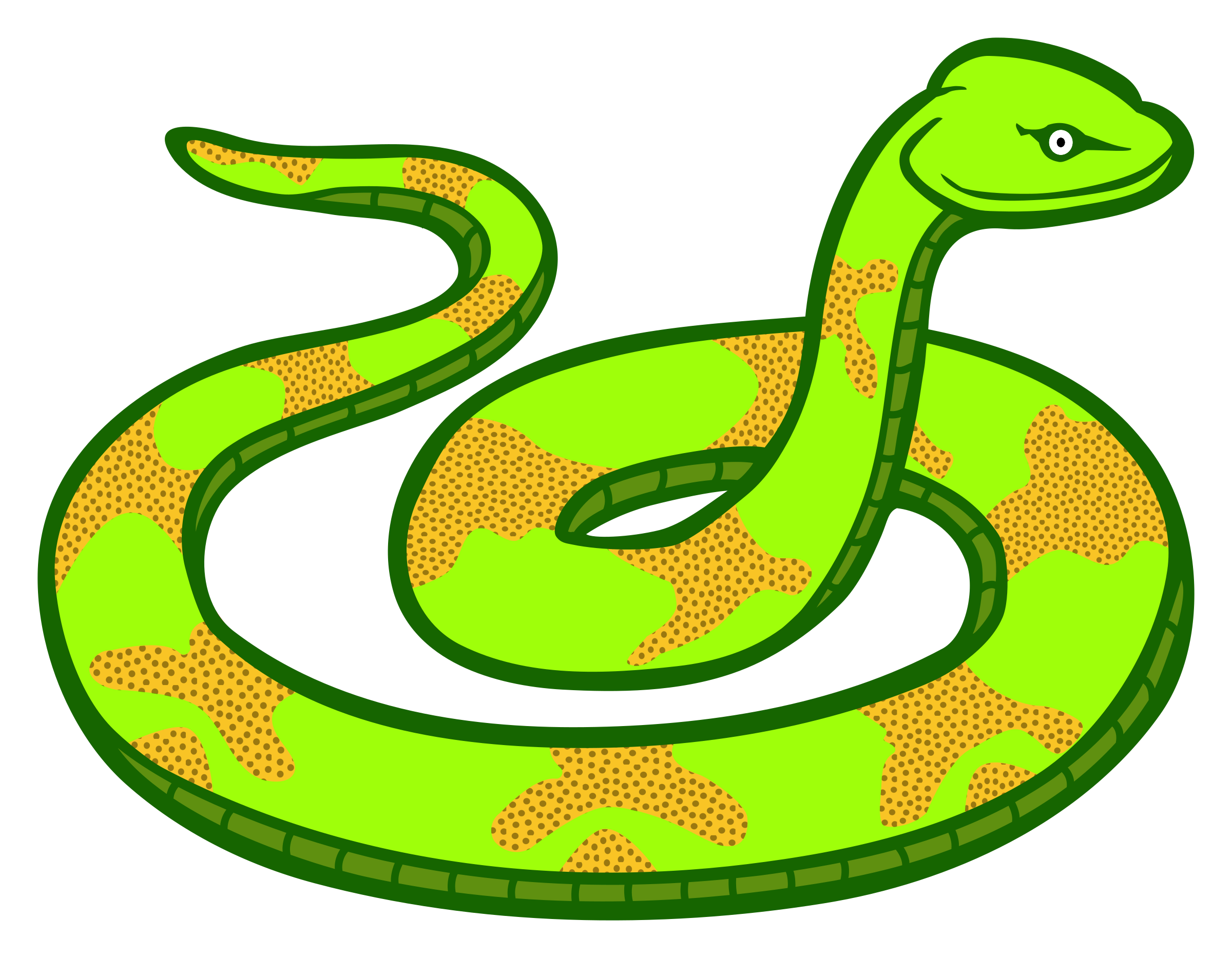 Green Snake Vector Clipart image Free stock photo Public Domain photo CC0 Images