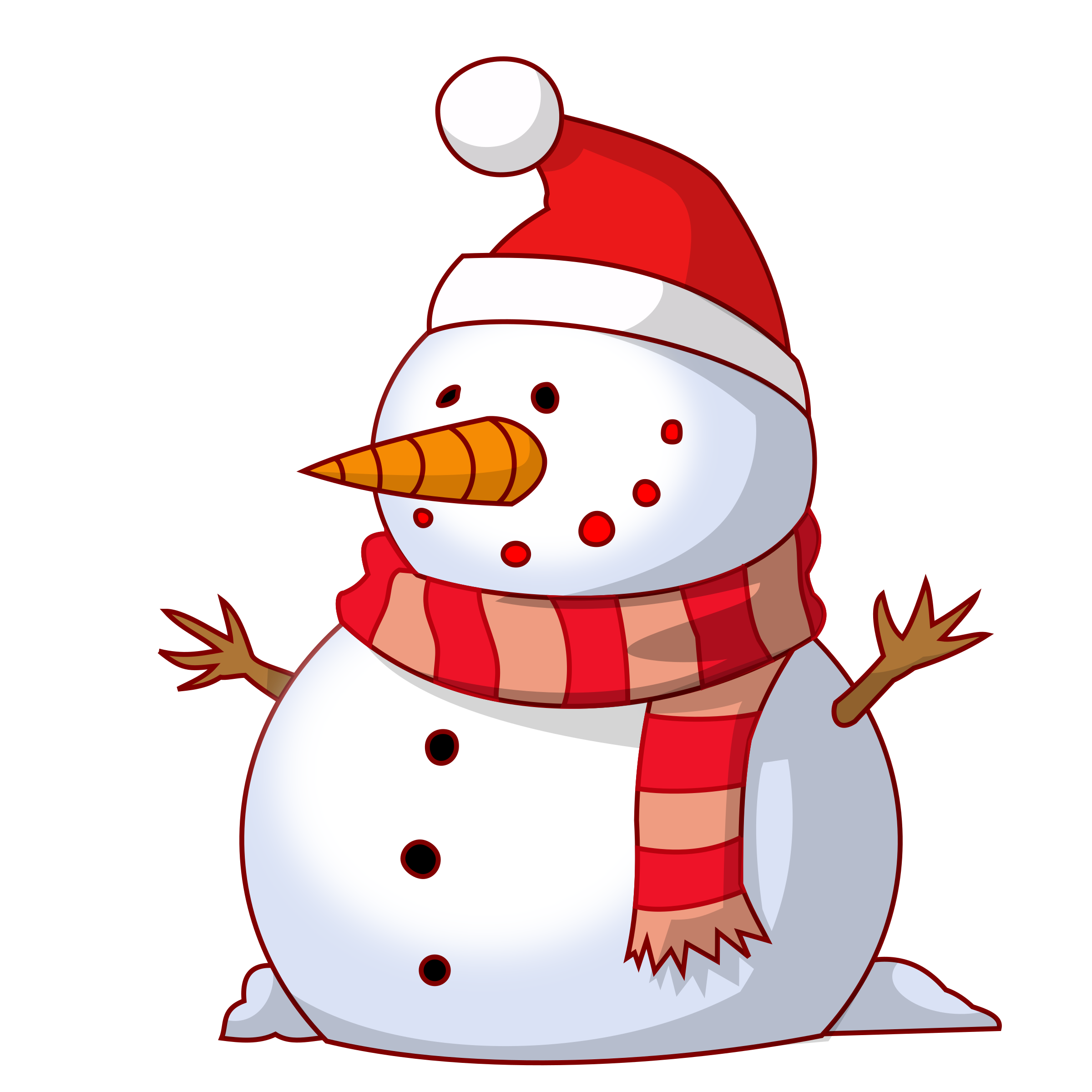 free vector clipart snowman - photo #42