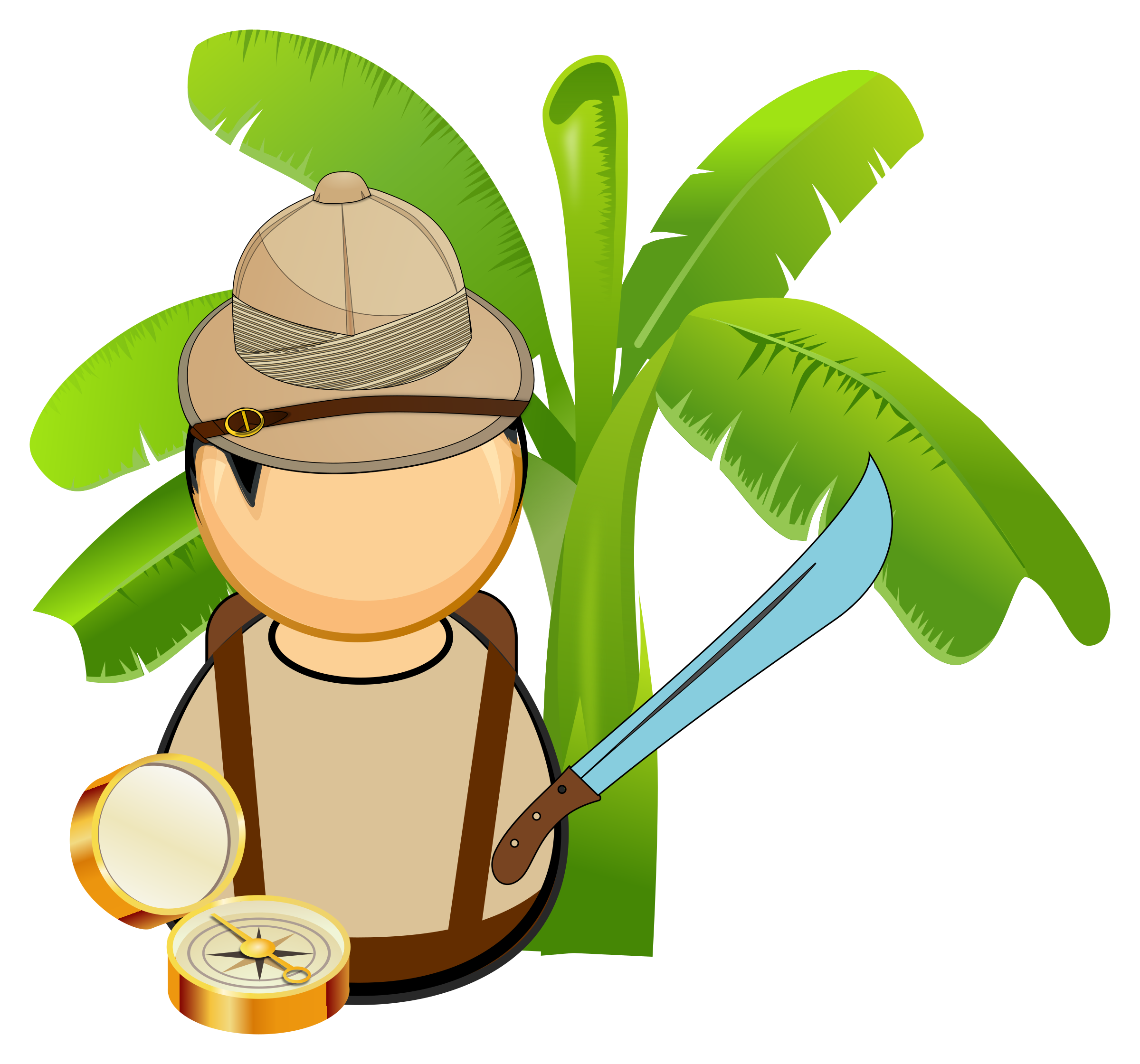 jungle explorer clipart - photo #1