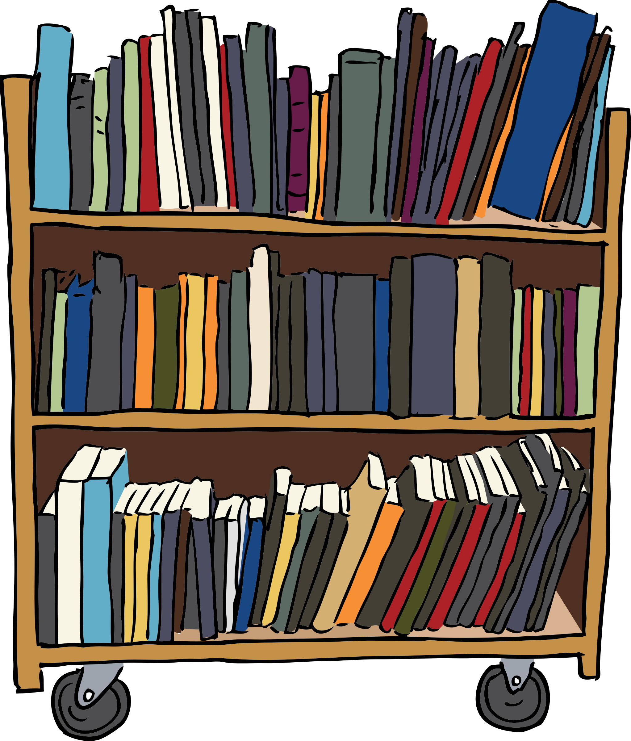 Download Library Book Cart Vector Graphic image - Free stock photo - Public Domain photo - CC0 Images