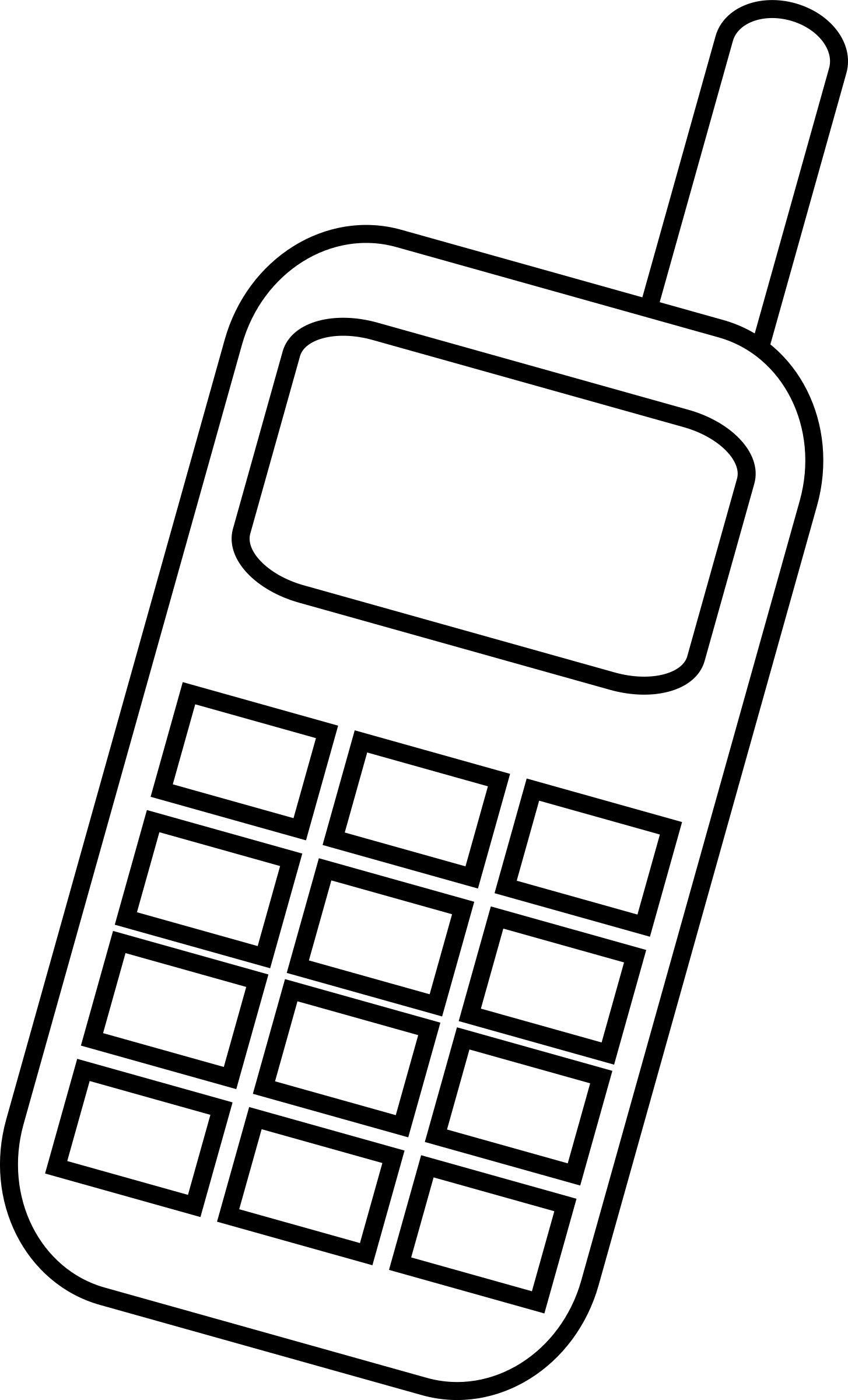 Mobile Cellphone Vector Clipart Image Free Stock Photo Public