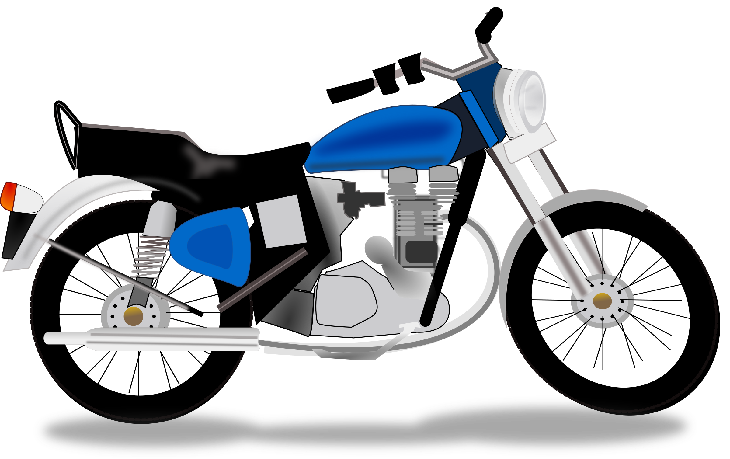 Motorcycle Vector Art image - Free stock photo - Public Domain photo