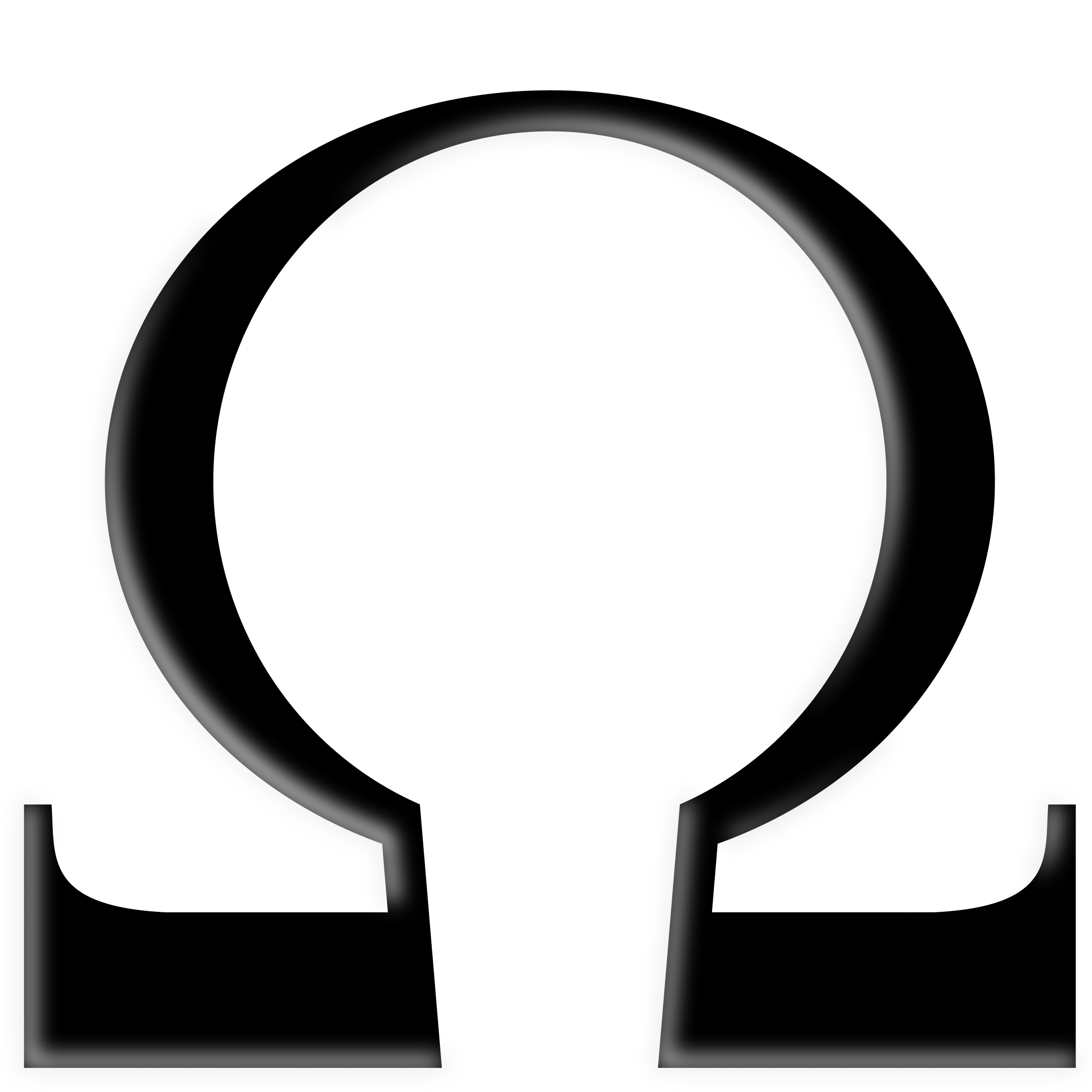 Omega Ohm Symbol vector clipart image - Free stock photo - Public