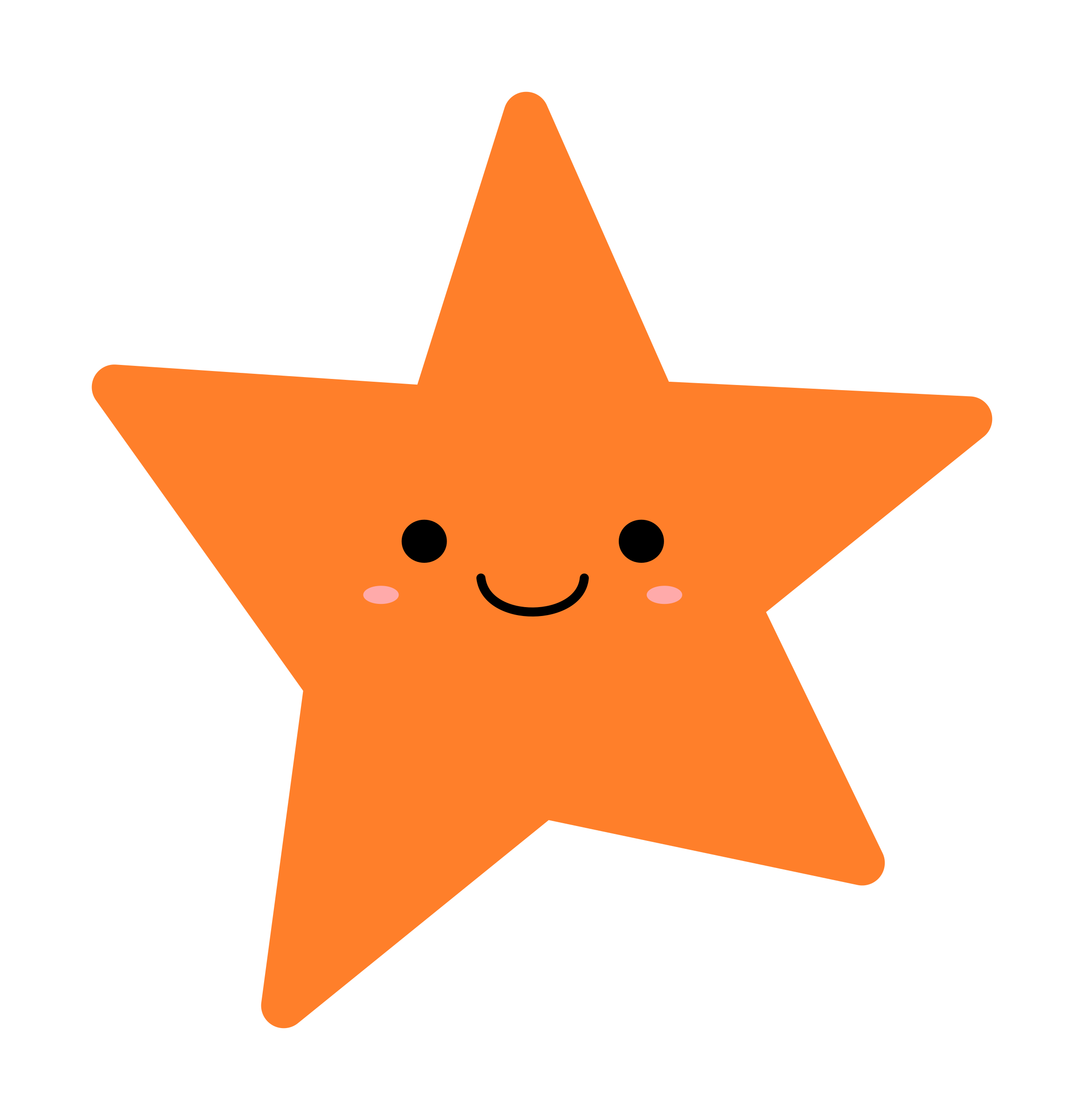 Orange Star vector clipart image - Free stock photo - Public Domain photo - CC0 Images