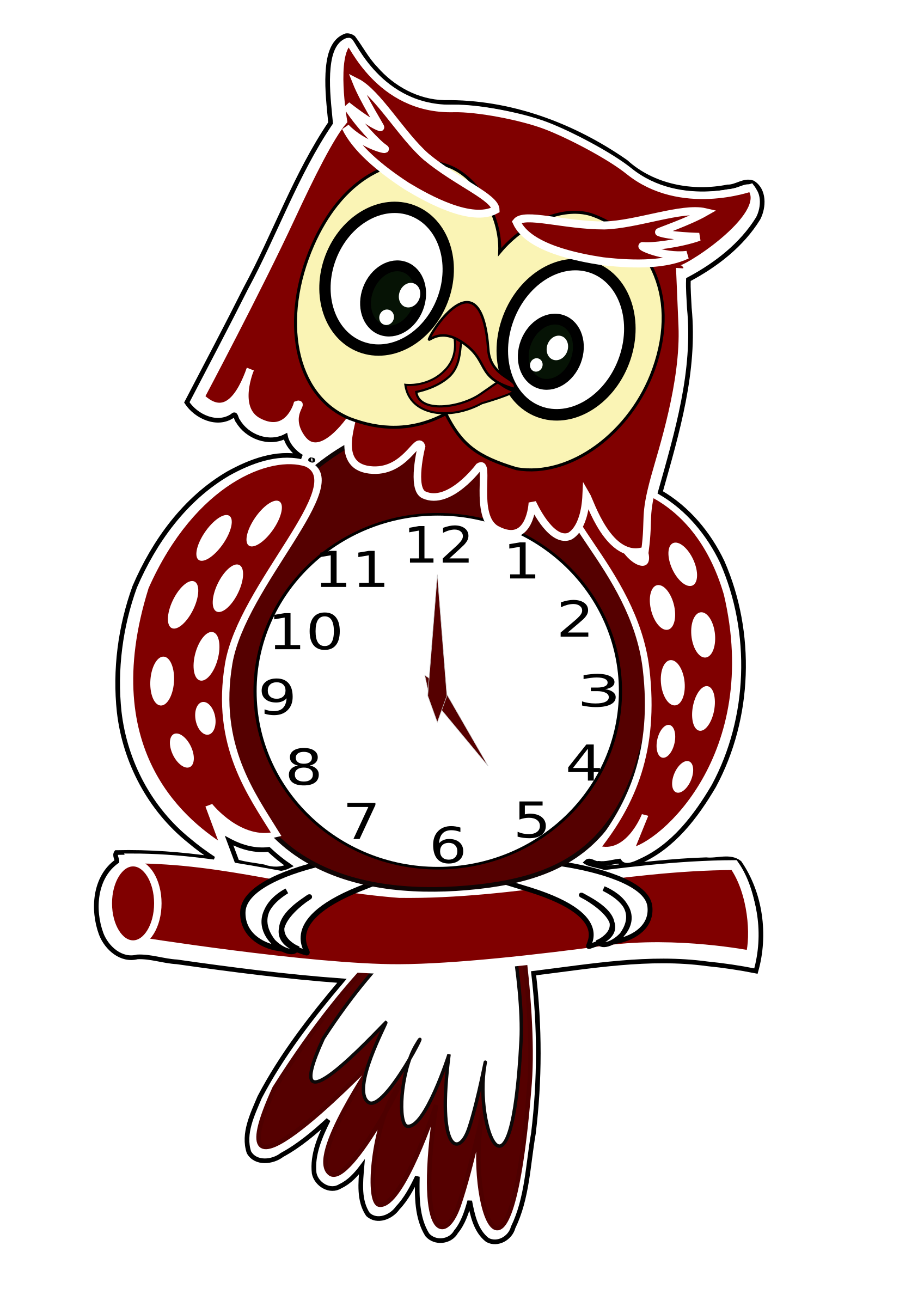 Owl Clock Vector Clipart image - Free stock photo - Public ...