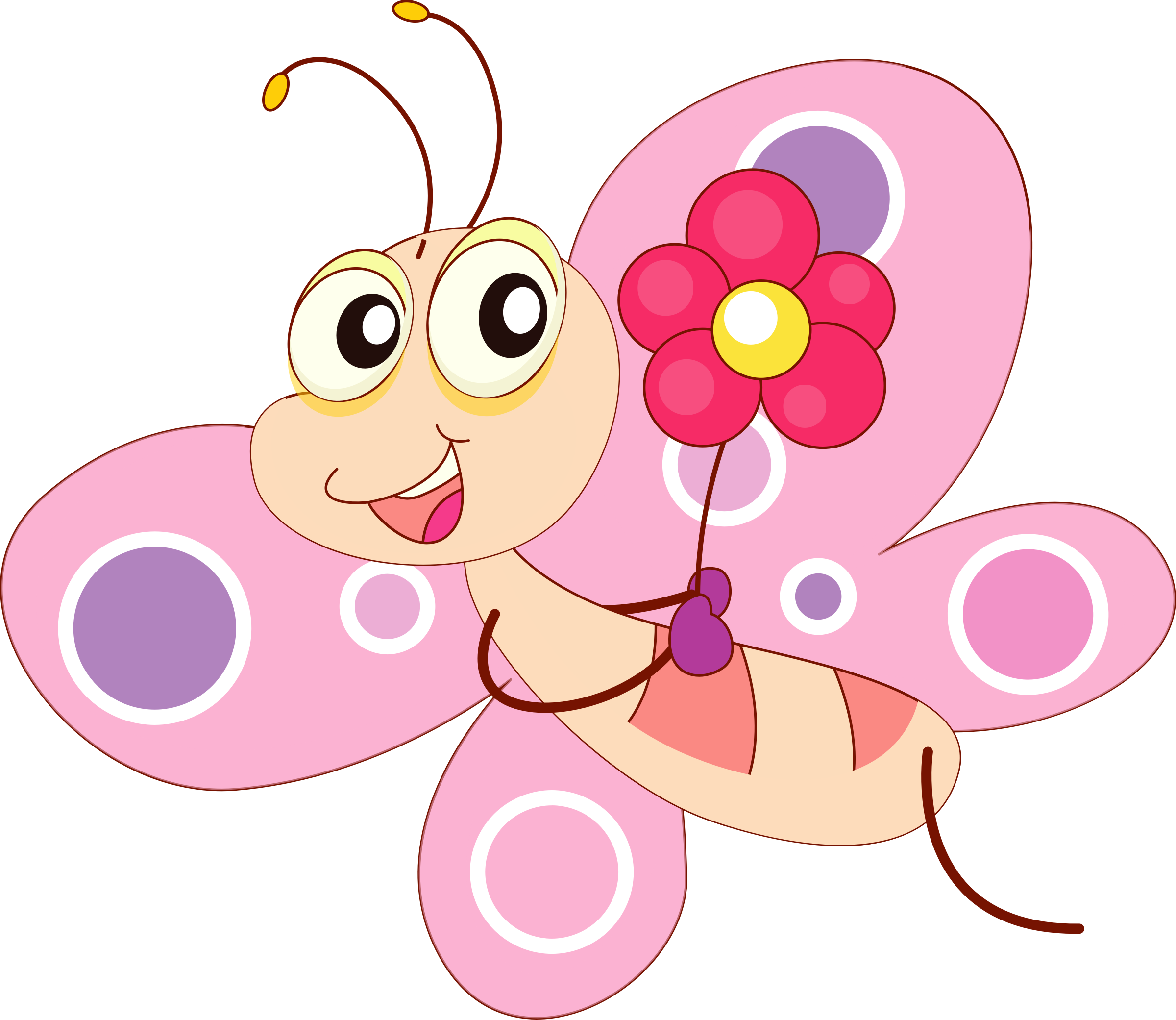 Download Pink Butterfly Vector Clipart image - Free stock photo ...