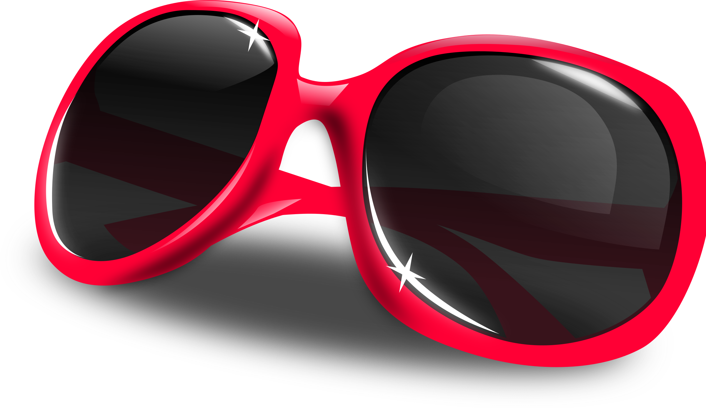 FREE Smiling Sun with Red Sunglasses Clipart | Pearly Arts