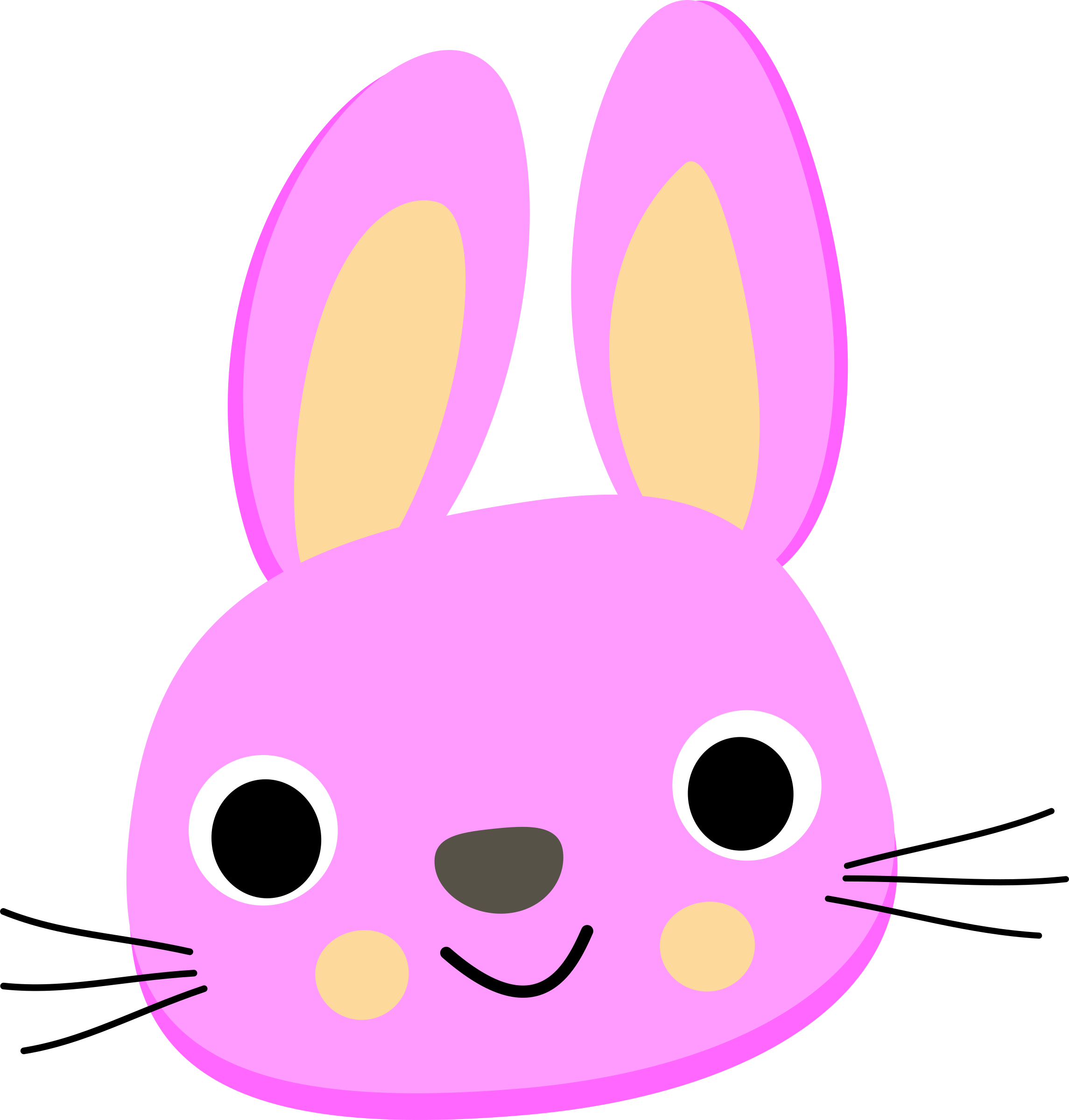 Explore the 39+ collection of easter bunny face clipart images at getdrawin...