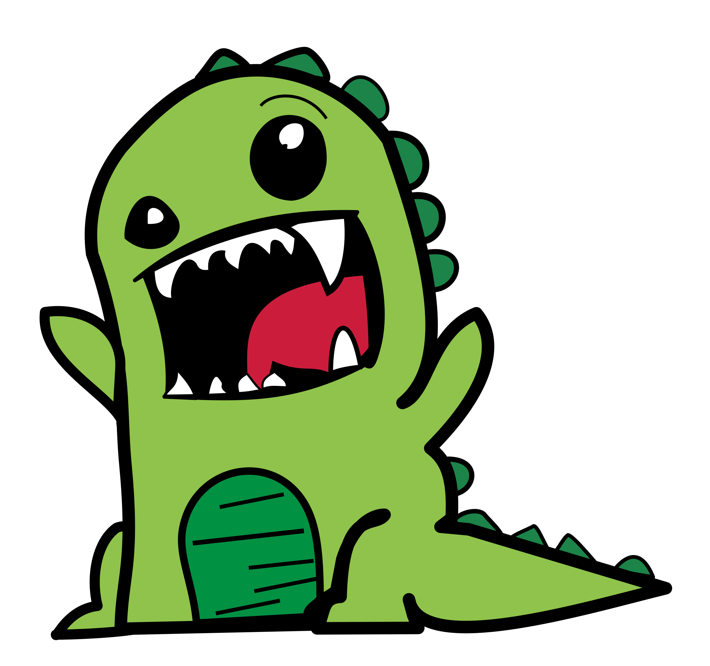 Rawr Dinosaur  vector clipart image Free stock photo 