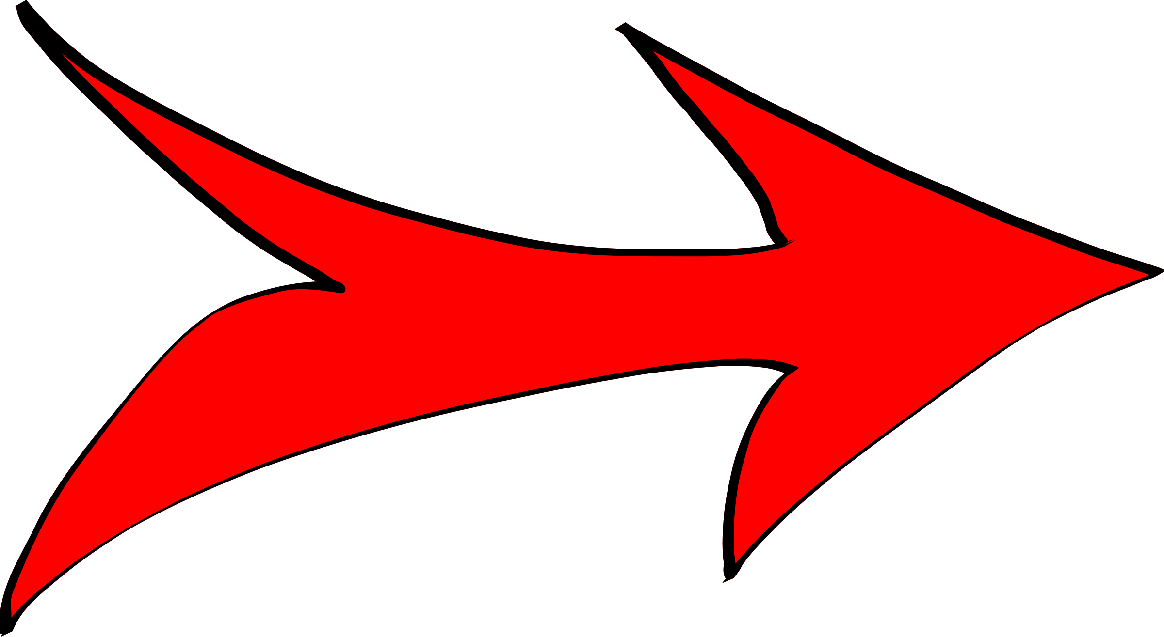 Red Arrow Vector Clipart image Free stock photo Public