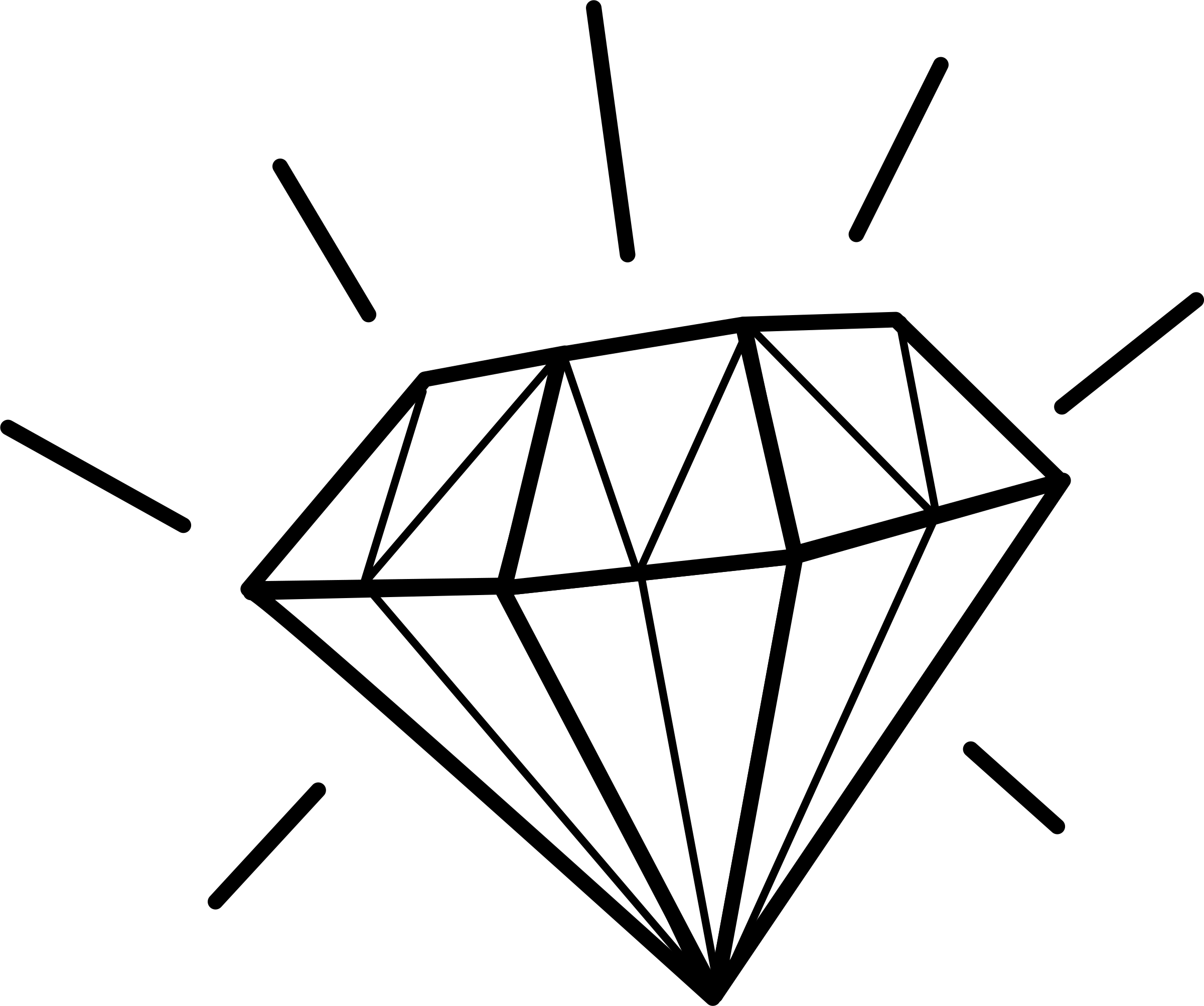 Shiny Diamond Vector Art image - Free stock photo - Public Domain photo