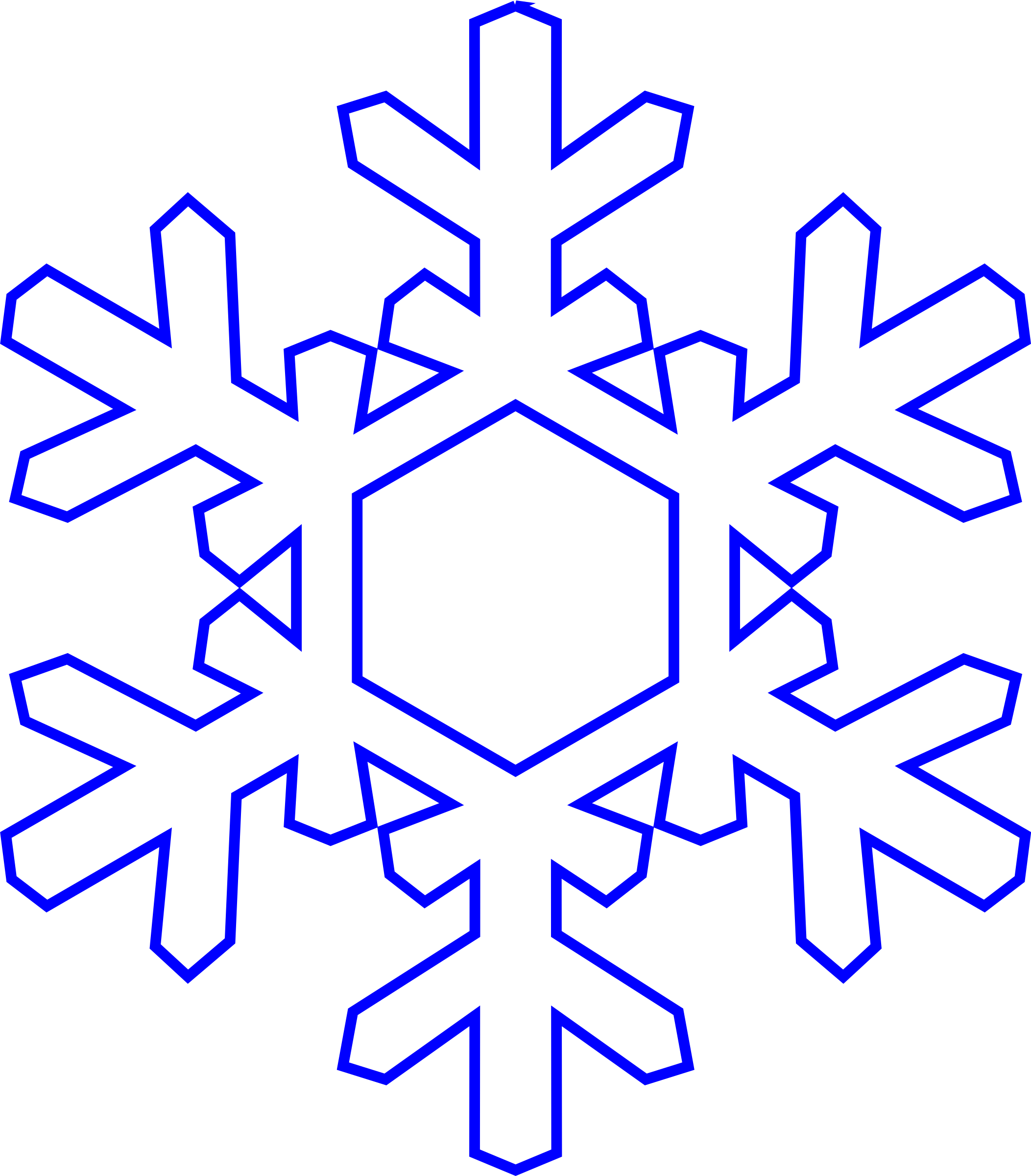 Snowflake Vector Graphic Image Free Stock Photo Public Domain Photo