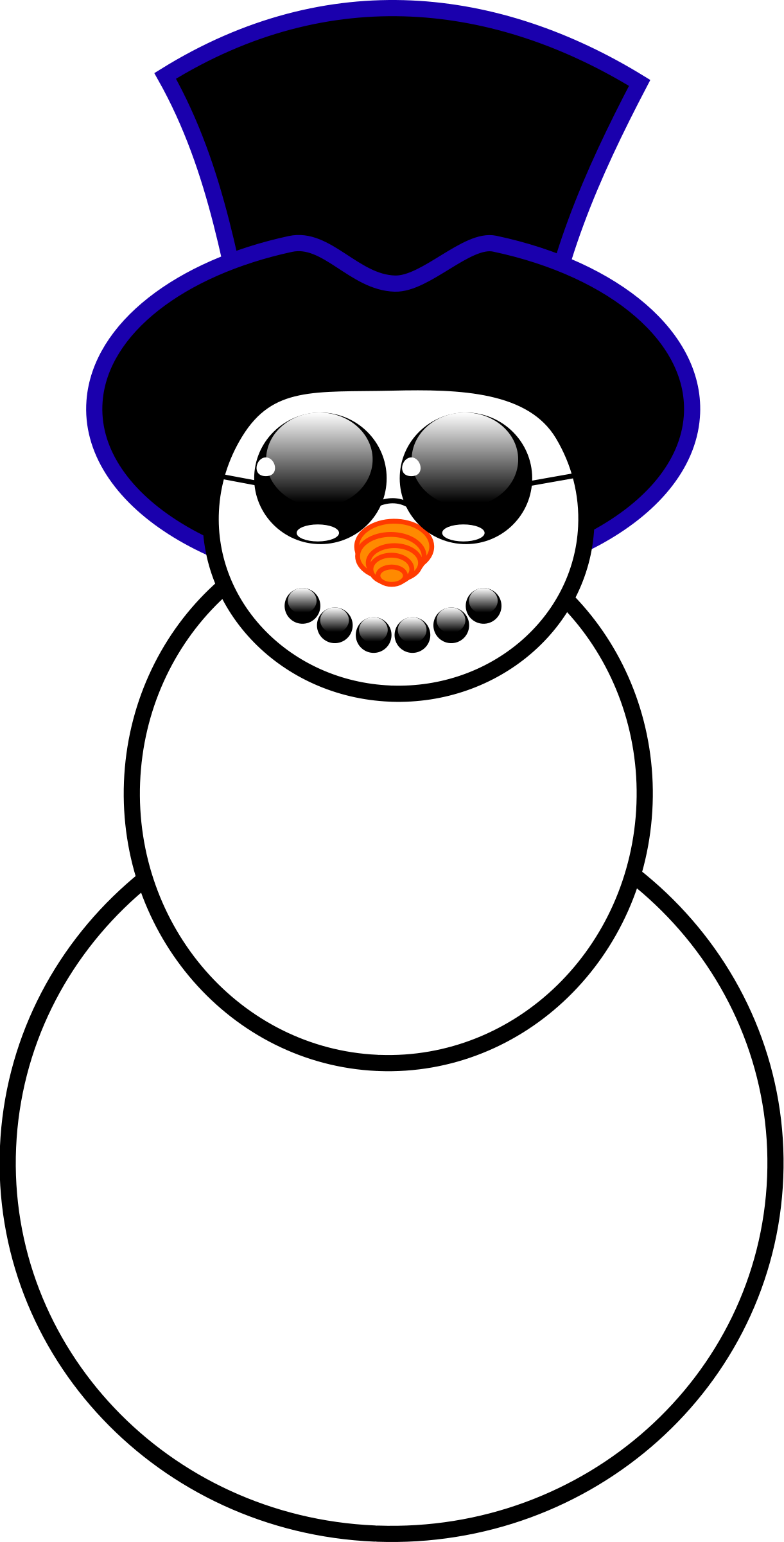 free vector snowman clipart - photo #13