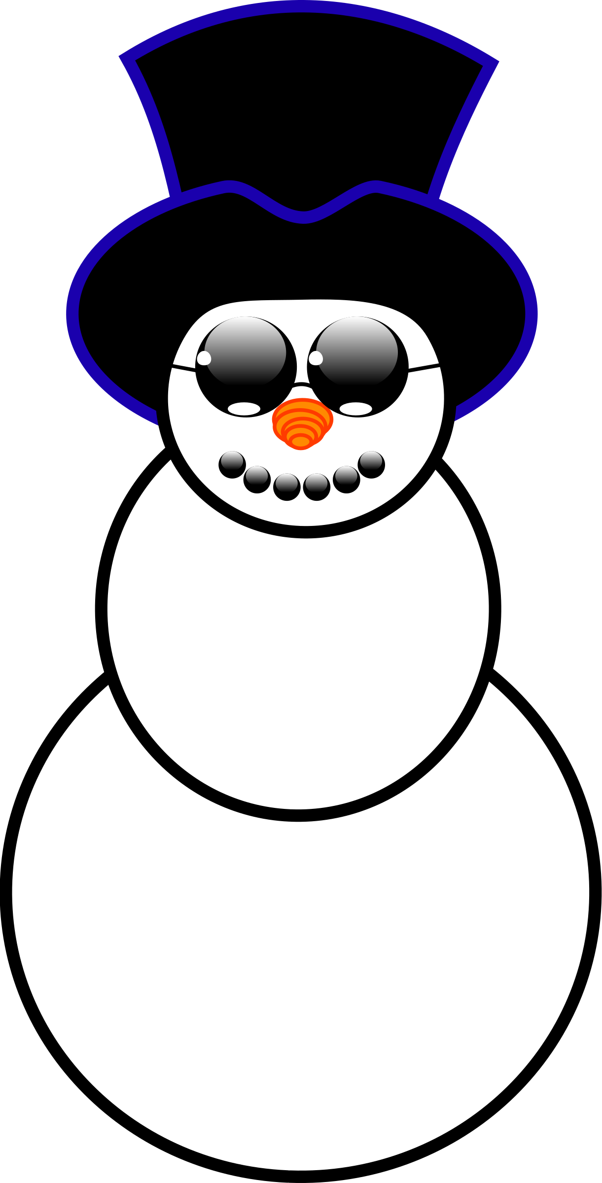 Snowman Clipart Vector