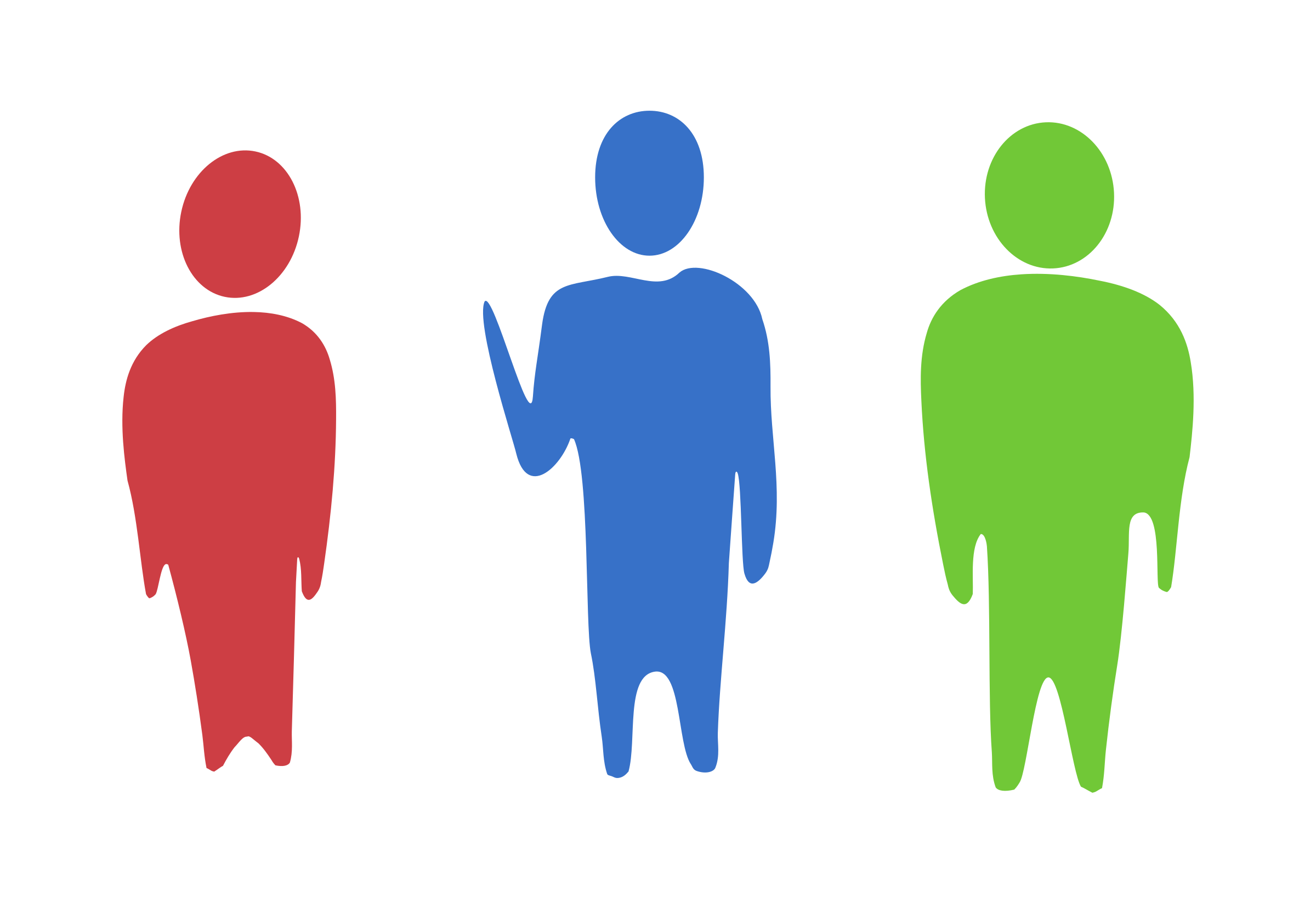 three-different-colored-humans-vector-clipart