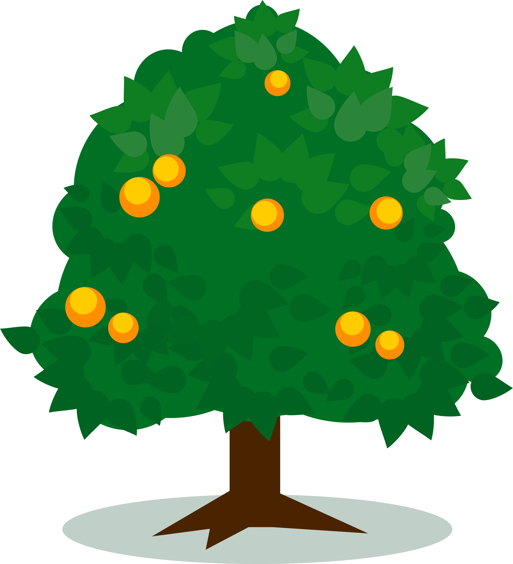 clipart tree vector - photo #43