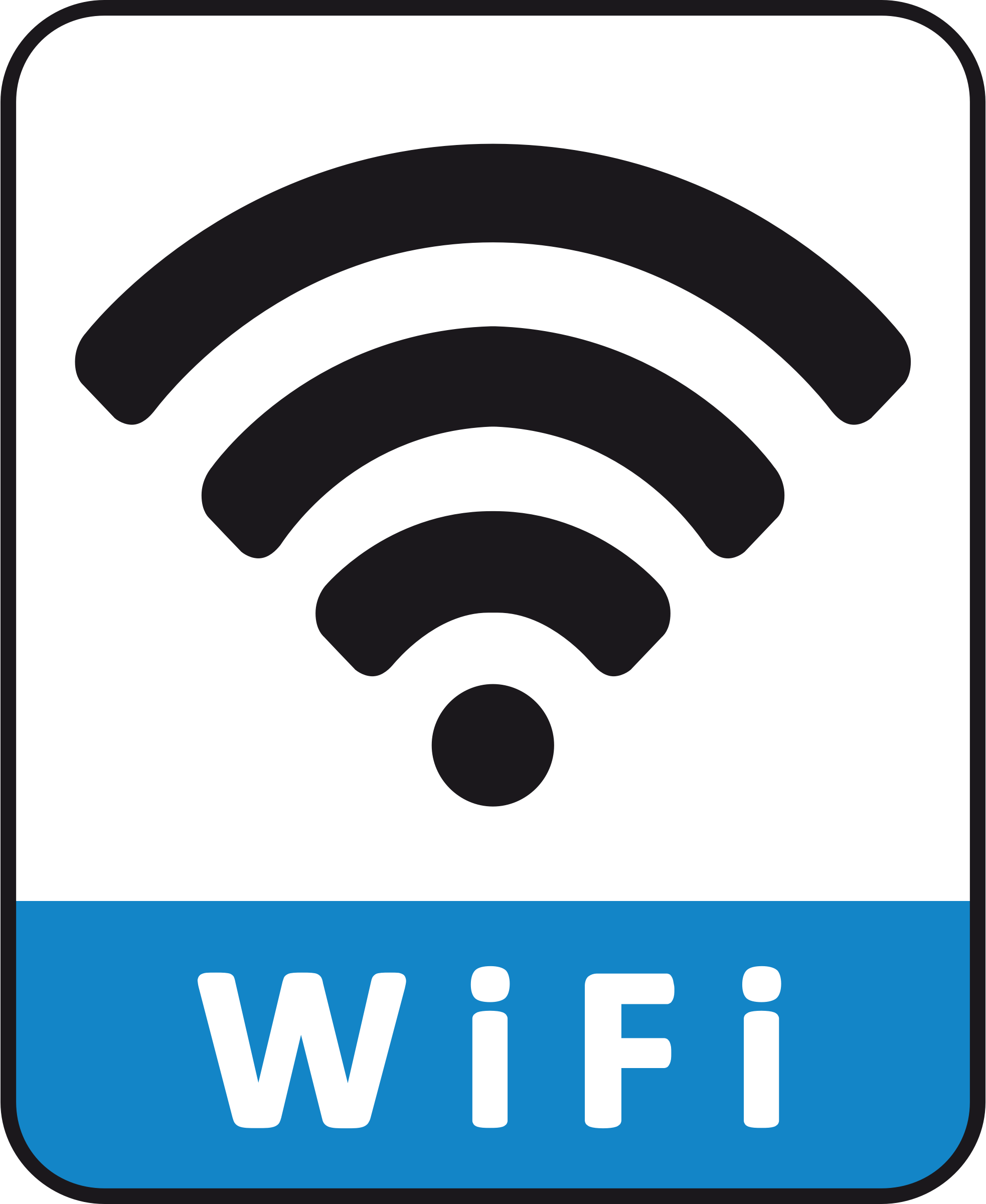 Wifi connection symbol vector file image - Free stock photo - Public