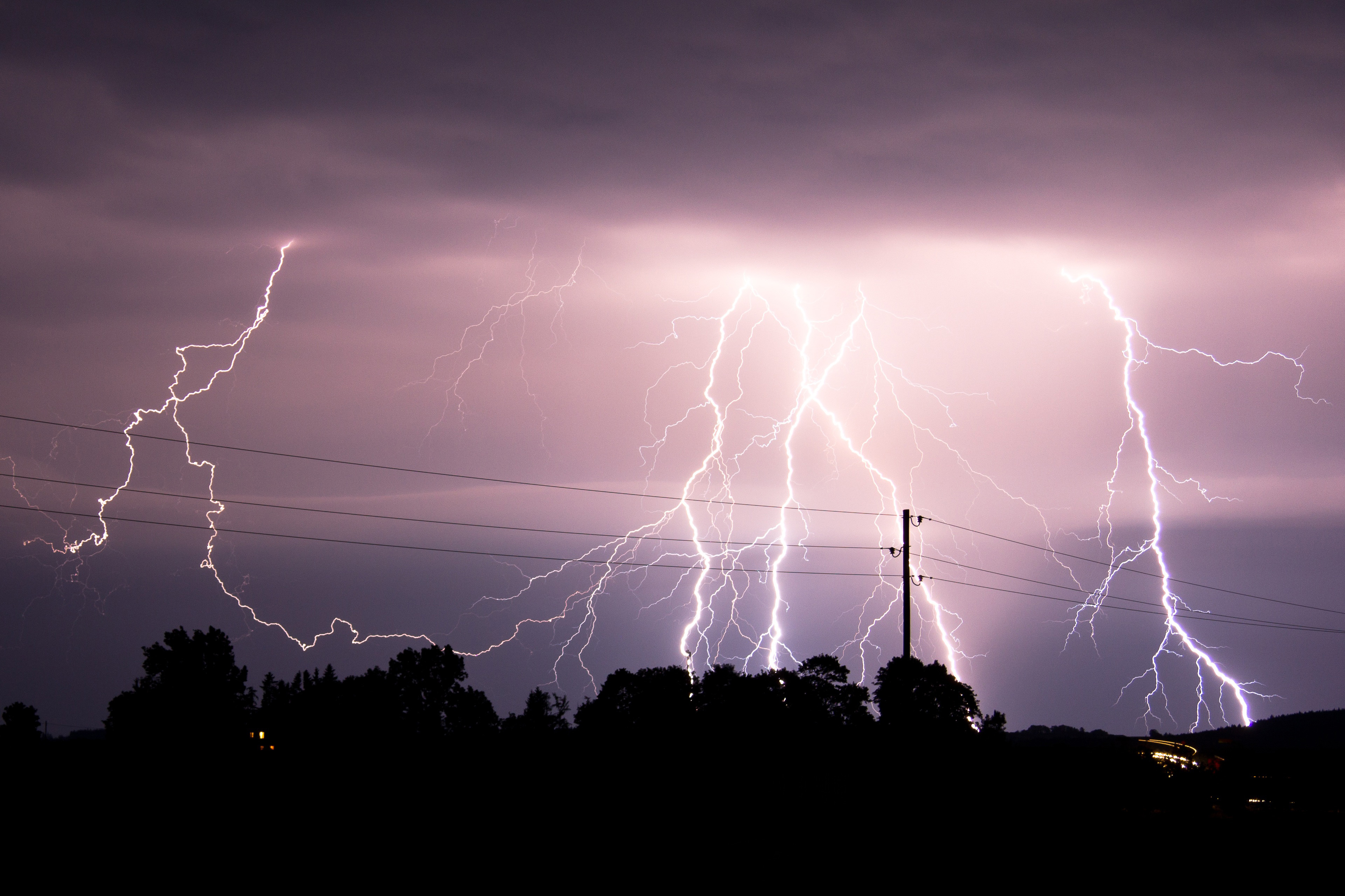 Lightning Storm Clouds