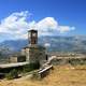 Clock Tower in the countryside in Albania