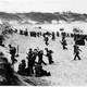 Troops landing on beach near Algiers