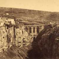 Bridge El-Kantara around Constantine, Algeria