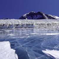 Lake Fryxell, in the Transantarctic Mountains in Antarctica