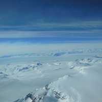 View of Antarctica's Ice Sheet