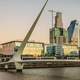 Bridge and Skyline in Buenos Aires, Argentina