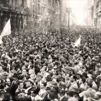 March for Constitution and Freedom in 1976 in Buenos Aires, Argentina