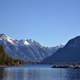 Beautiful Mountain and lake landscape in Argentina