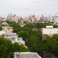 Panoramic view of La Plata in Argentina