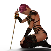 Female Amazon wariior 3d model