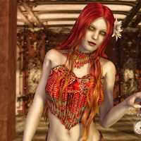 Gothic Female Model Fantasy Women