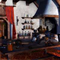 Study and potions room in Wizard's House