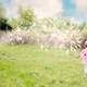 Toddler playing with magic dust