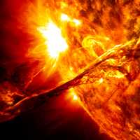 Solar Prominence Eruption