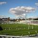 A rugby league match at Canberra Stadium in New South Wales, Australia