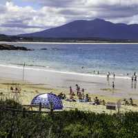 Beach and Mountain in New South Wales, Australia